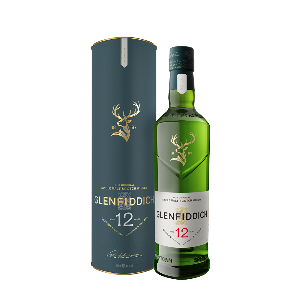 Glenfiddich 12 Year Single Malt Scotch Whisky — 750 mL bottle